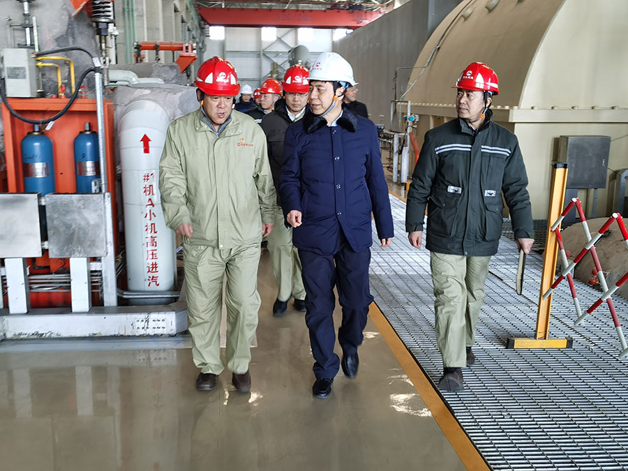 建投能源公司黨委書記、董事長王雙海一行到宣化熱電、遵化熱電慰問指導(dǎo)工作